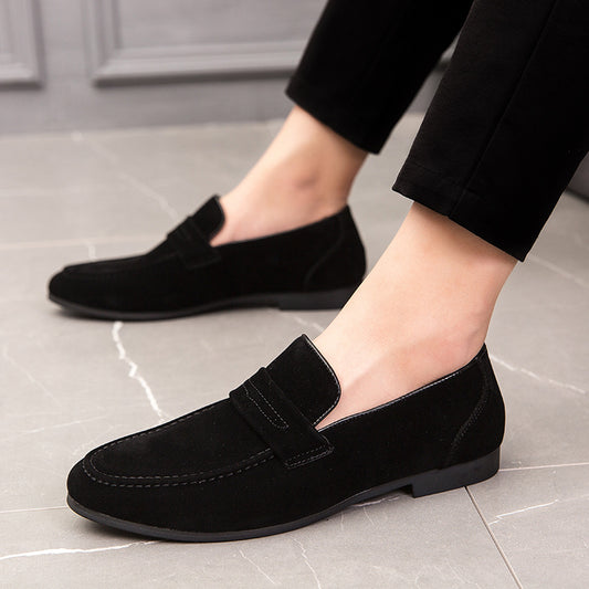 Men's Slip-on British Style Daily Simple Suede Leather Shoes