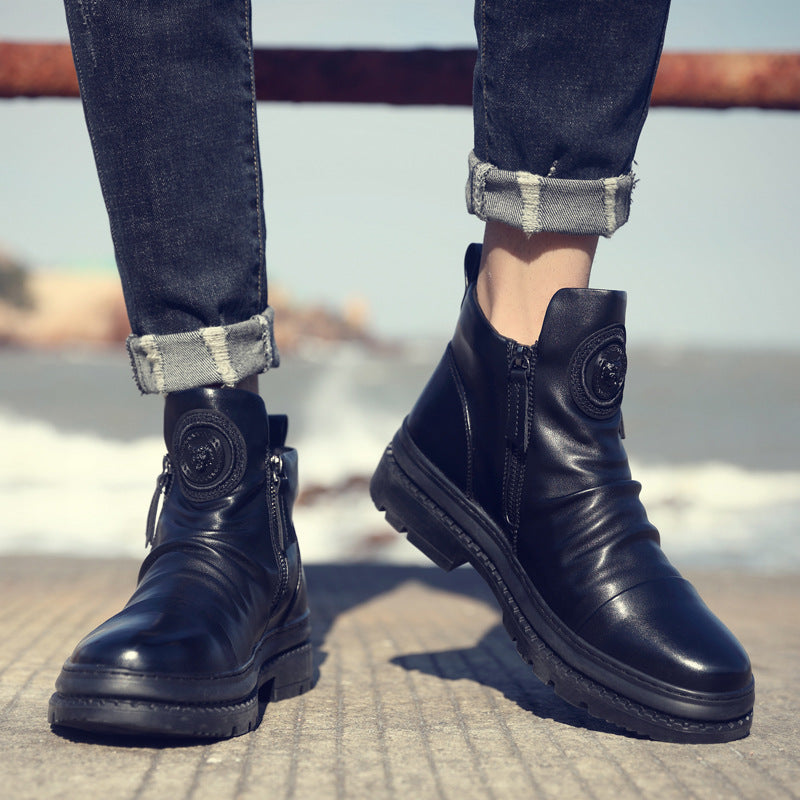 Men's Northeast China Cotton Warm With Veet Boots