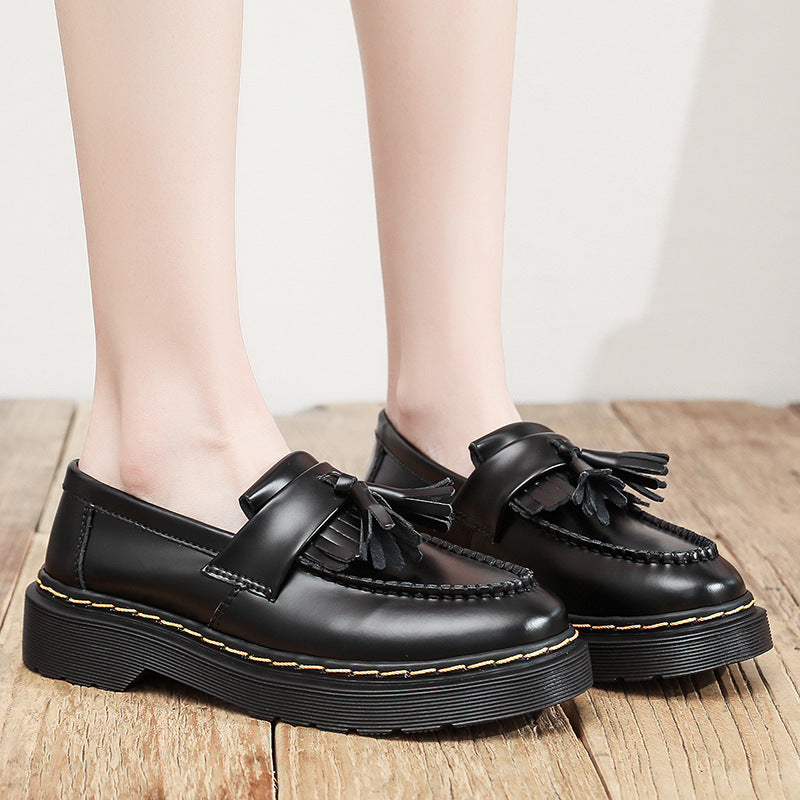 Women's Tassel Genuine Martin British Style Fashion Loafers