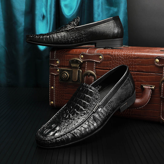 Men's Delivery Within Hours First Layer Cowhide Casual Shoes
