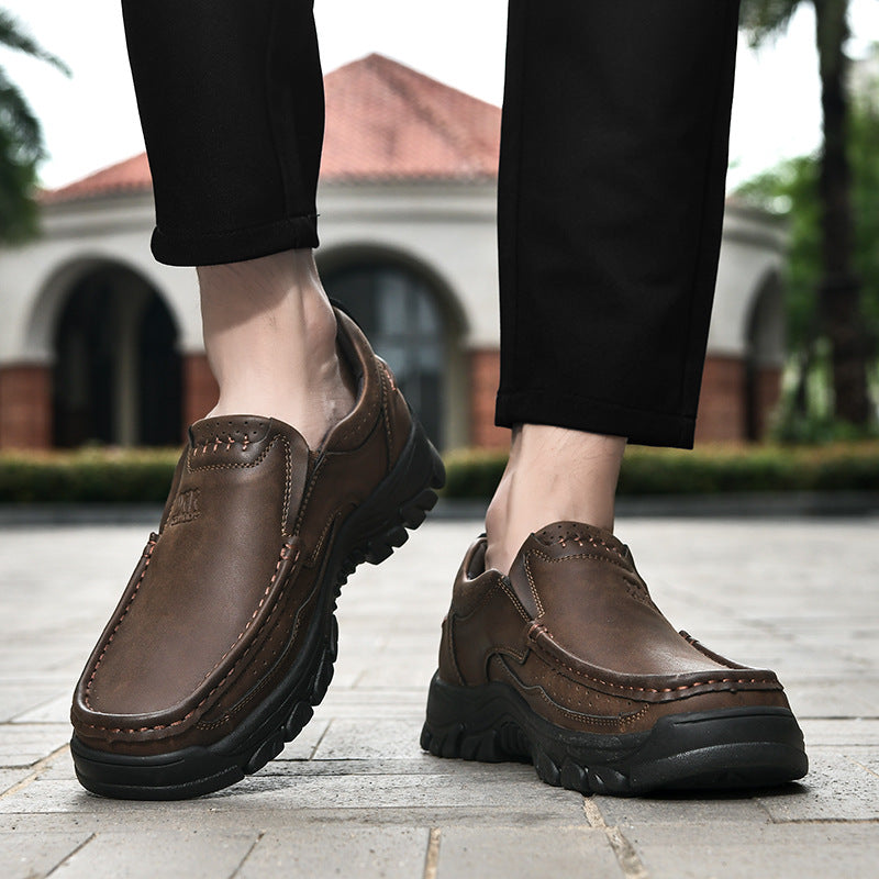 Men's Large Size Breathable Latex Insole Casual Shoes
