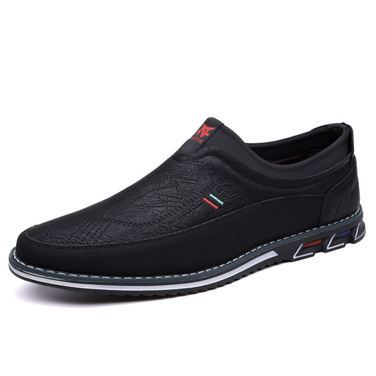 Men's Size Big Foot Business Fashion Comfortable Casual Shoes