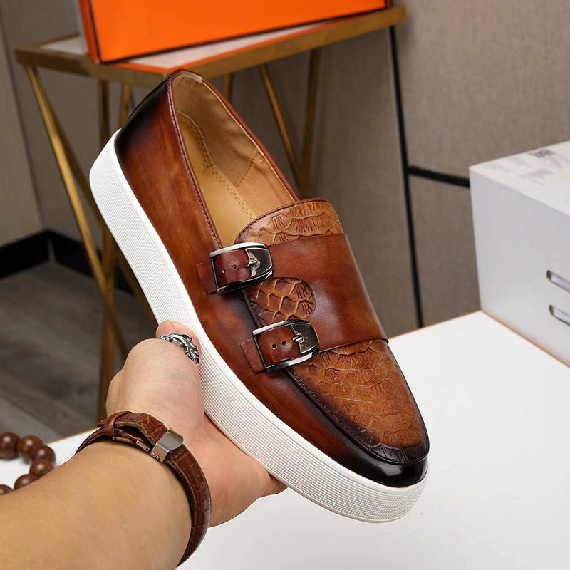 Men's Slip-on Korean Style British Fashion First Casual Shoes