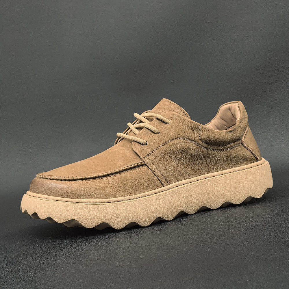 Men's Platform Sports Board Fashionable Top Layer Sneakers