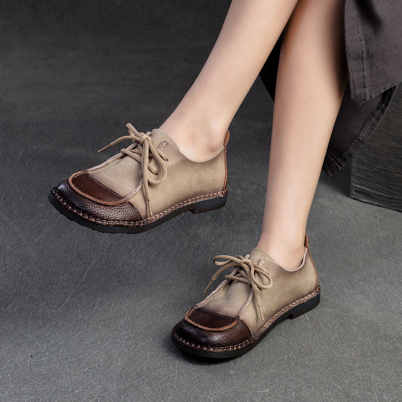 Women's Soft Bottom Brushed Retro Style Pumps Casual Shoes