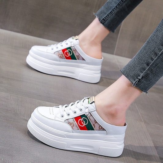 Women's Platform Muffin Height Increasing Insole Toe Slippers