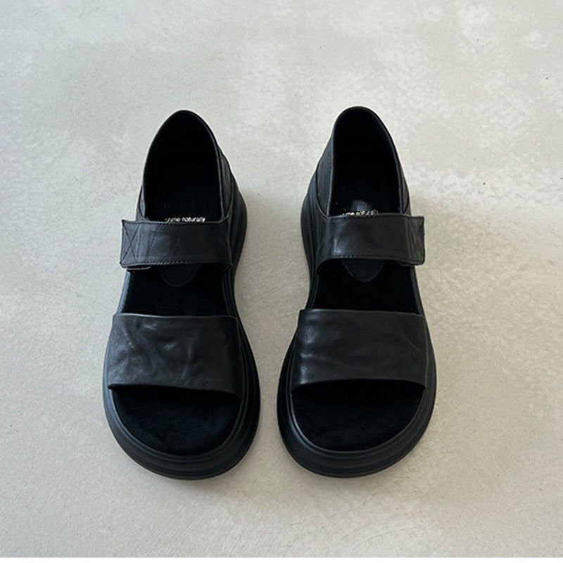 Women's Retro Platform Summer Small Height Increasing Sandals