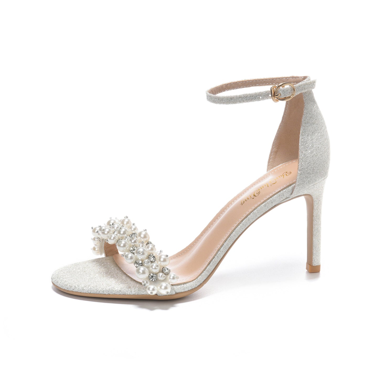French Style Stiletto Round Toe Open Fashion Heels
