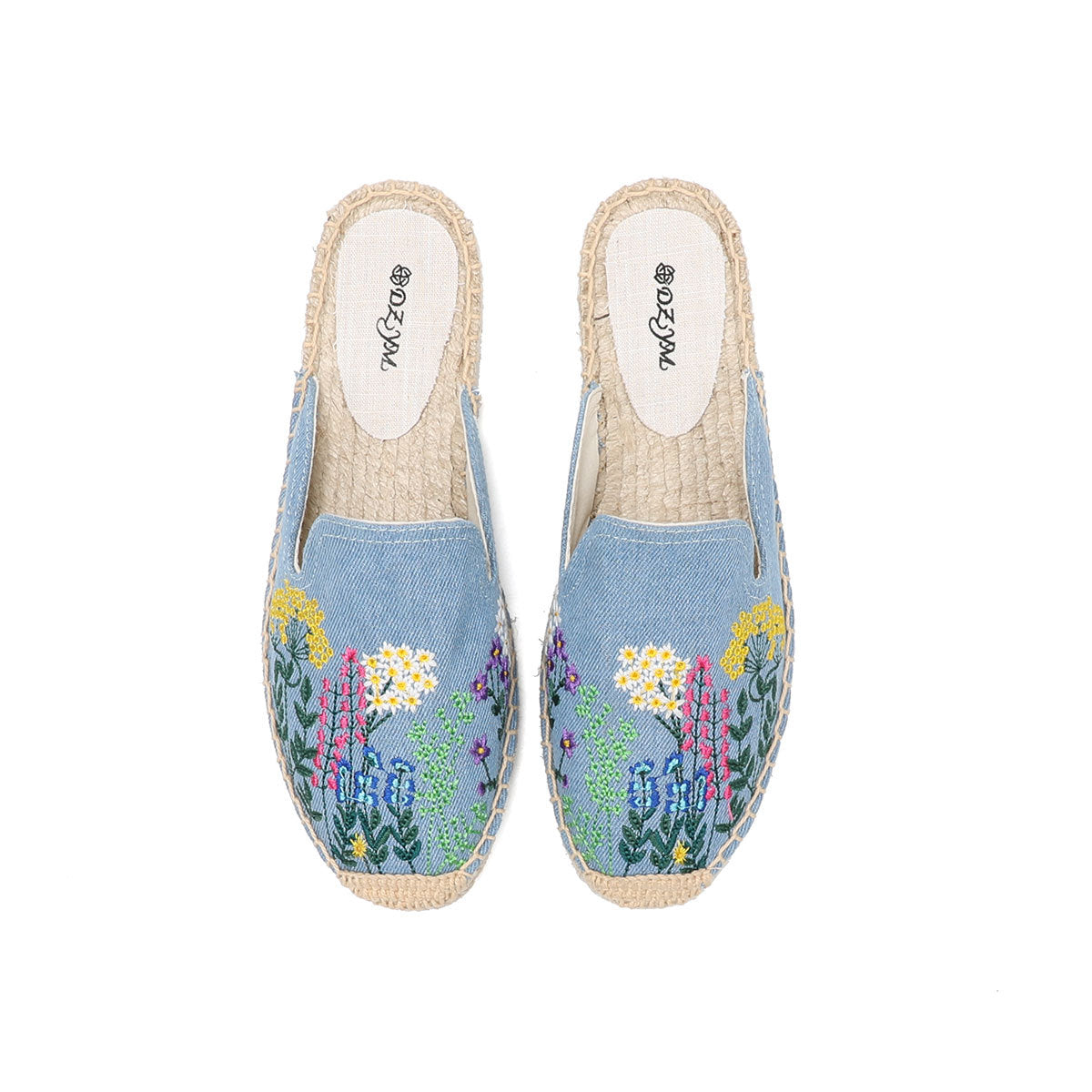 Women's Fisherman Flat Bottom Slip-on Lazy Linen Sandals