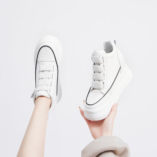 Women's Small Height Increasing Insole Platform Pumps Casual Shoes