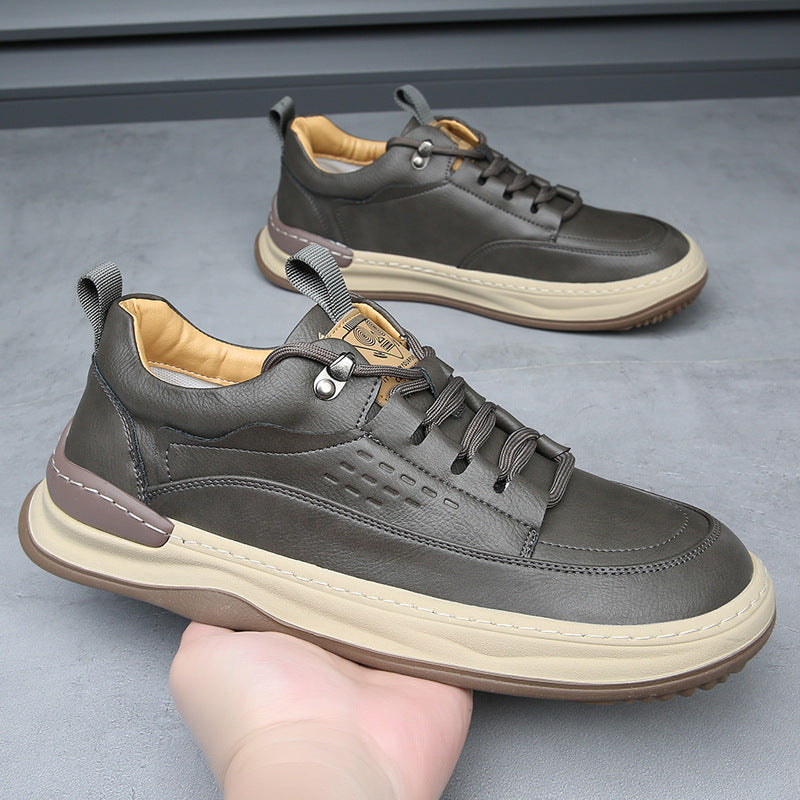 Men's Spring Fashion Breathable White Summer Hollow Sneakers