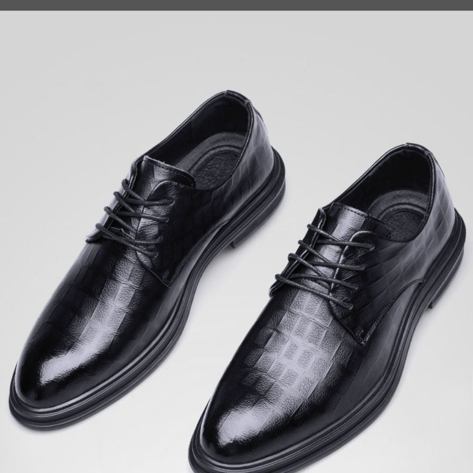 Men's Formal Business Soft Bottom Surface Korean Leather Shoes