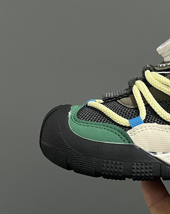 Children's Attractive Durable Resin Sole Lock Kid's Sneakers