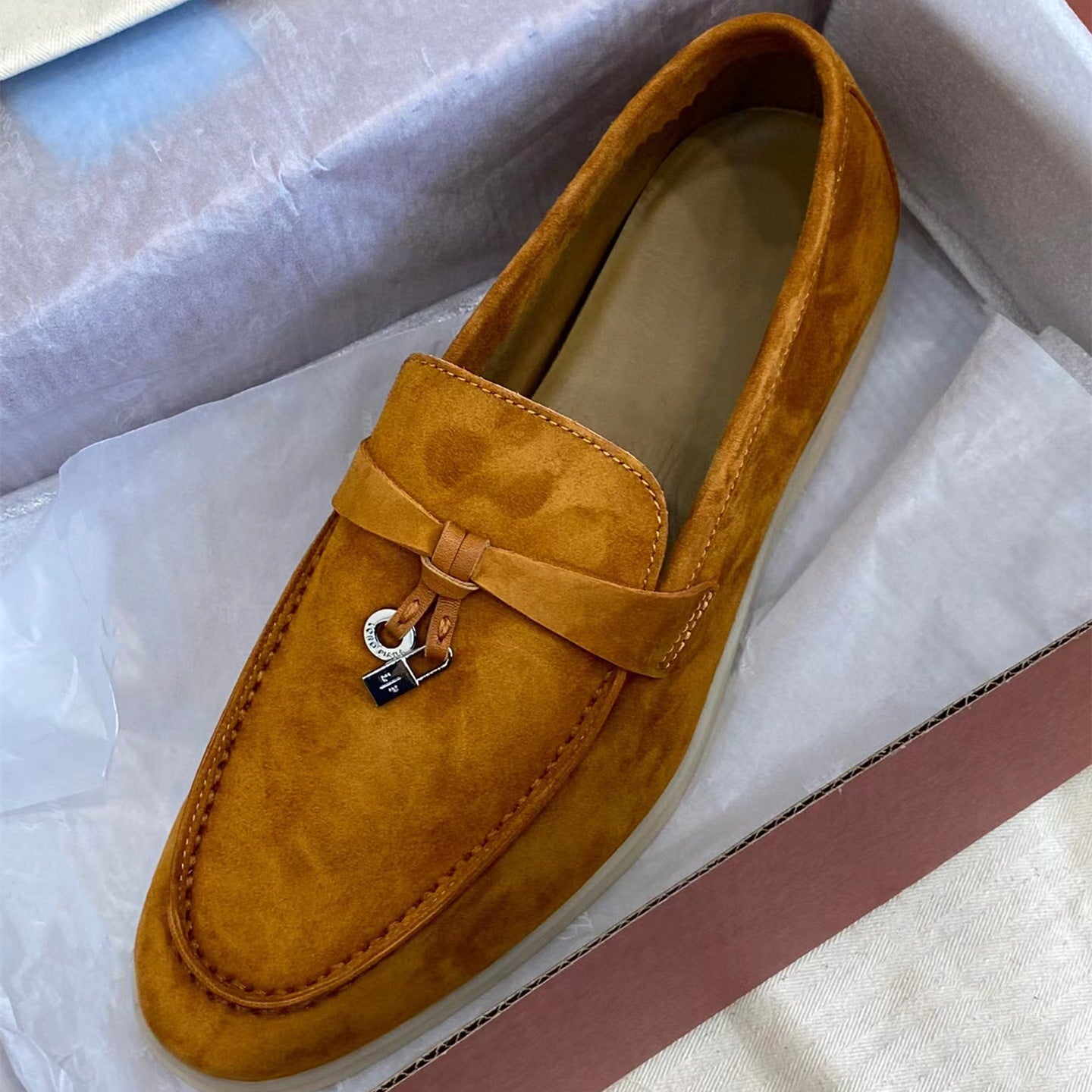 Women's Original Order Cowhide Soft Bottom British Loafers