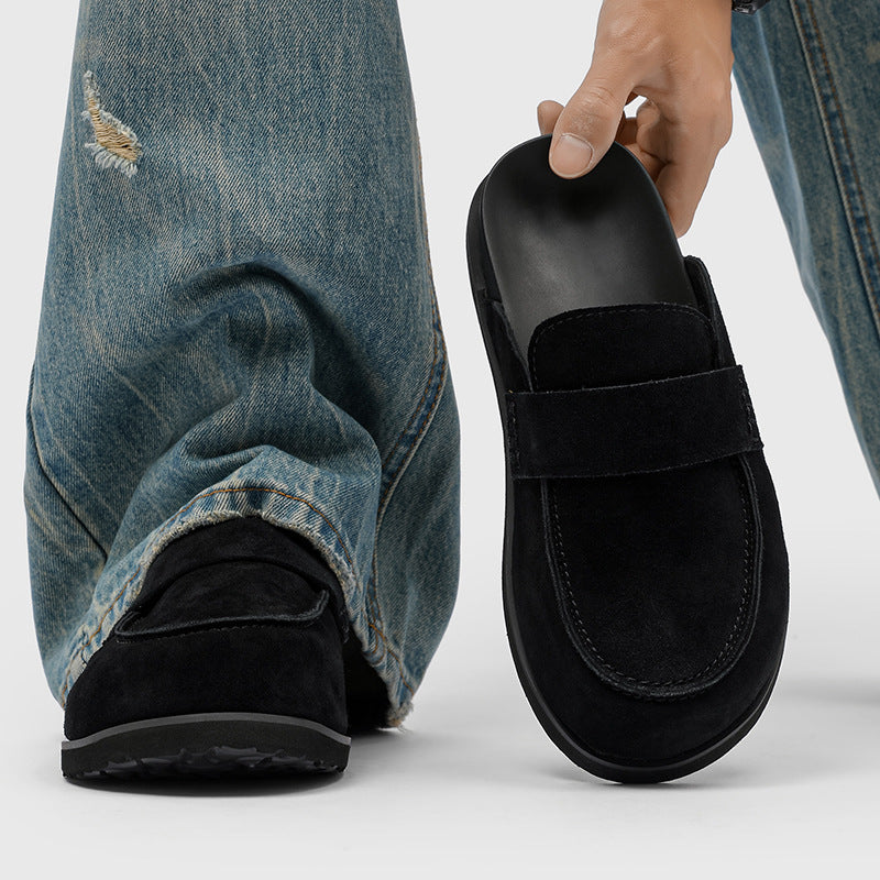 Men's Slip-on Lofter Closed Toe Half Outdoor Loafers