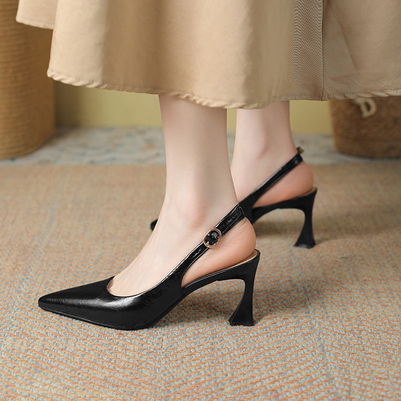Women's Pointed High Stiletto Pumps Back Empty Heels