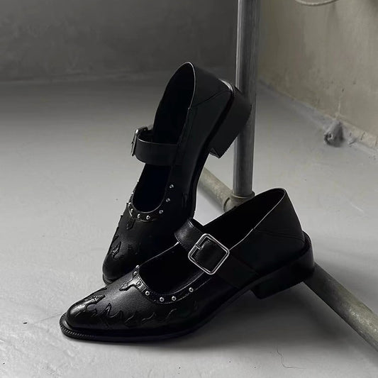Women's Shallow Mouth Mary Jane Pumps Summer Casual Shoes