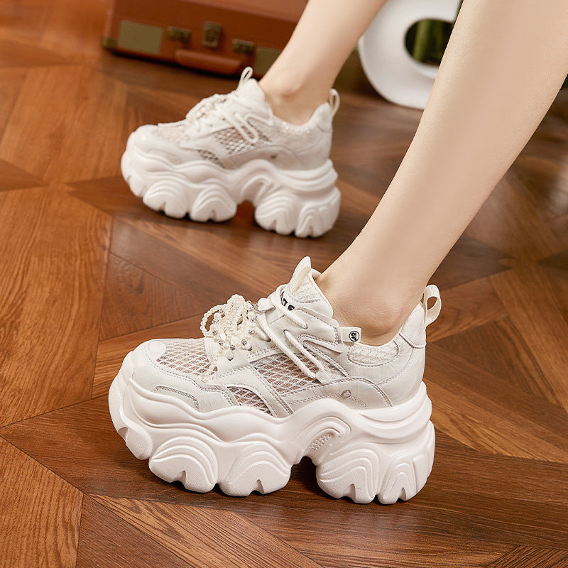 Women's Dad Summer Hollow Breathable Versatile Sports Sneakers