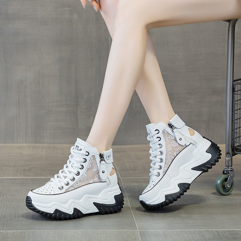 Women's Chinese Style Satin Surface Embroidered Printed Casual Shoes