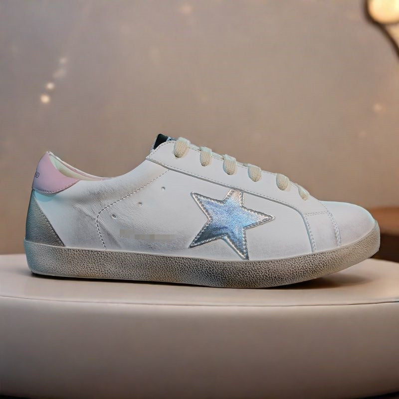 Five-pointed Star Golden Goose Couple Fashion Sier Men's Board Shoes