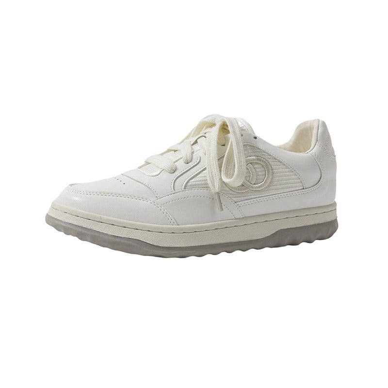 Women's Hidden White Autumn Versatile Genuine Platform Men's Shoes