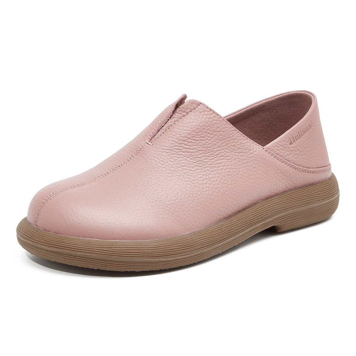 Women's British Style Retro Deep Mouth Slip-on Casual Shoes