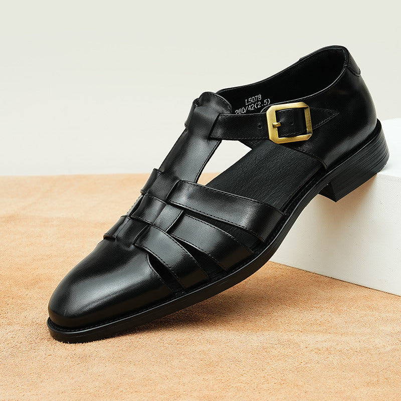 Men's Genuine Retro Fashion Business Summer Breathable Sandals