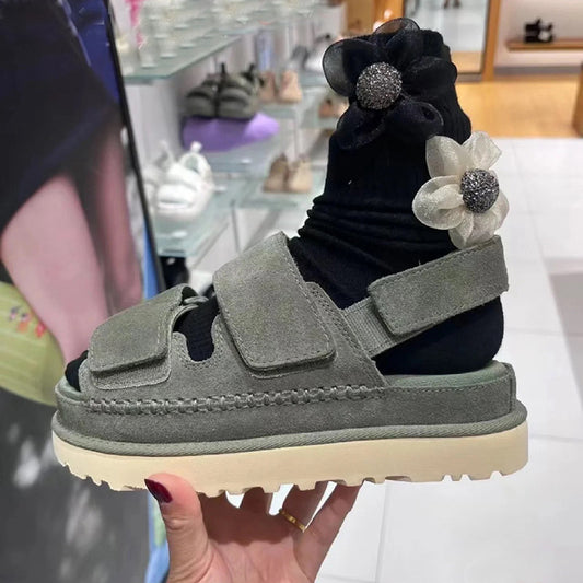 Women's Genuine Platform For Summer Fashion Open Sandals