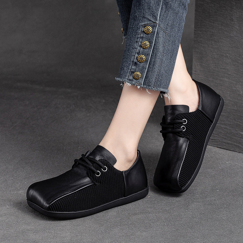 Women's Shu Retro Front Four Pumps Mori Style Casual Shoes