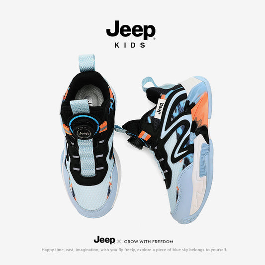 Children's Size Sports Basketball Lightweight Outdoor Running Kid's Sneakers