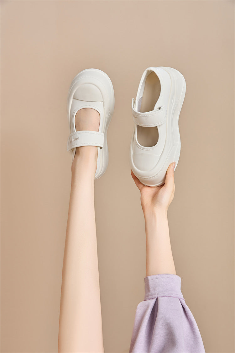 Women's Height Increasing Velcro Mary Jane Summer Casual Shoes