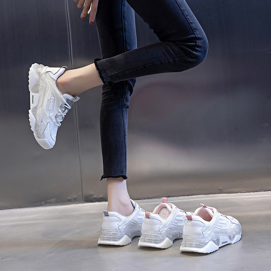 Women's Suction Film Bottom Dad Spring Breathable Sneakers