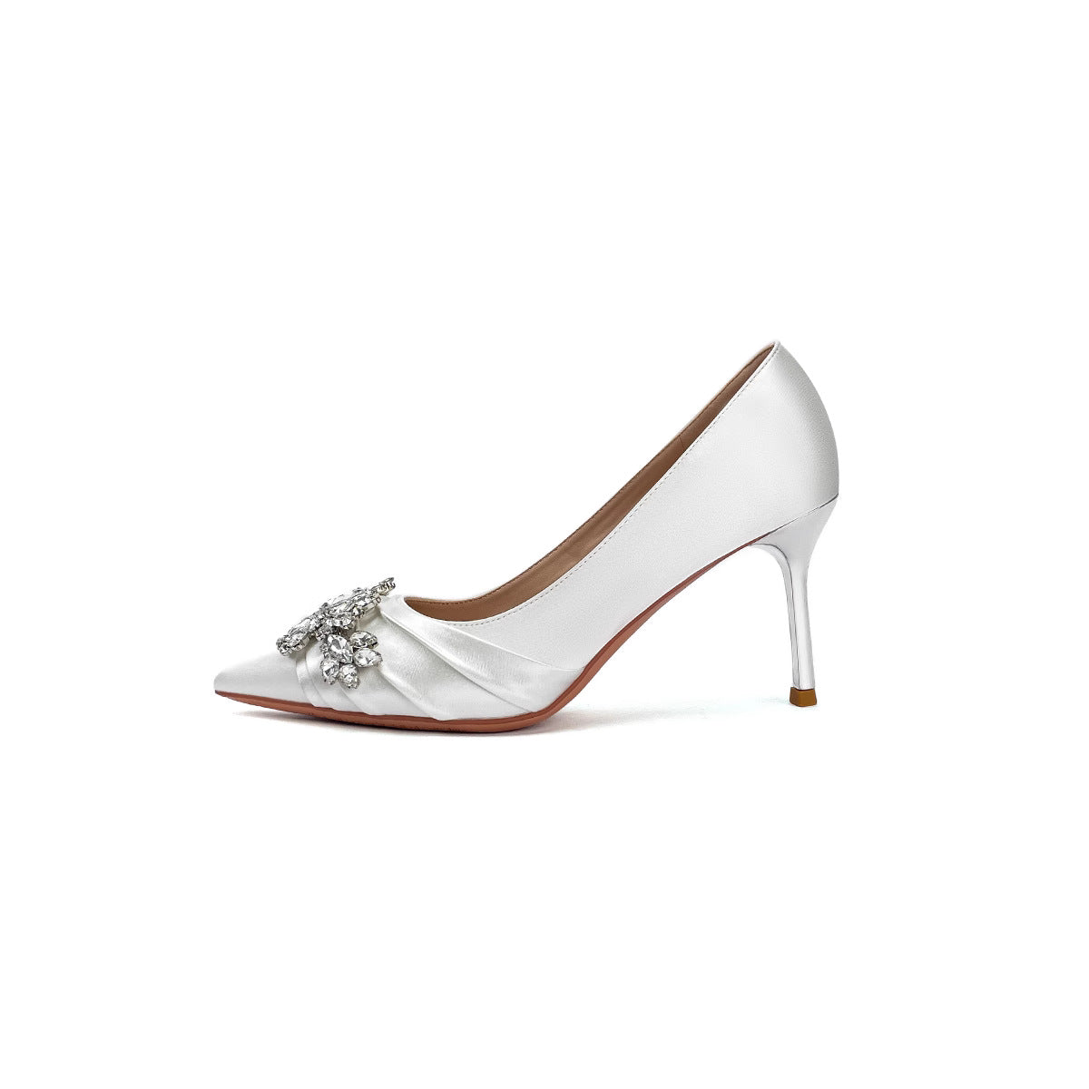 Women's Design Sense Niche White Wedding Bridal Women's Shoes