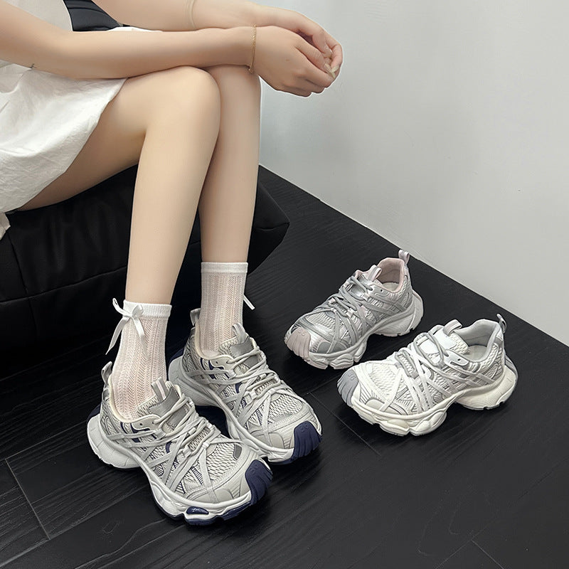 Women's Dad Fashionable Spring Korean Style Thick Women's Sports Shoes