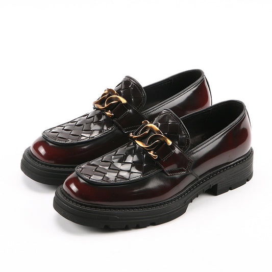 Men's Business Formal Handmade Vamp Breathable Casual Shoes