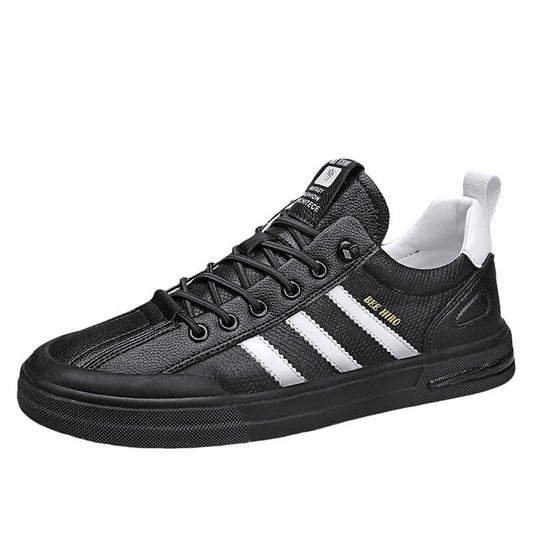 Men's Korean Style Trendy White Green Fashion Sneakers