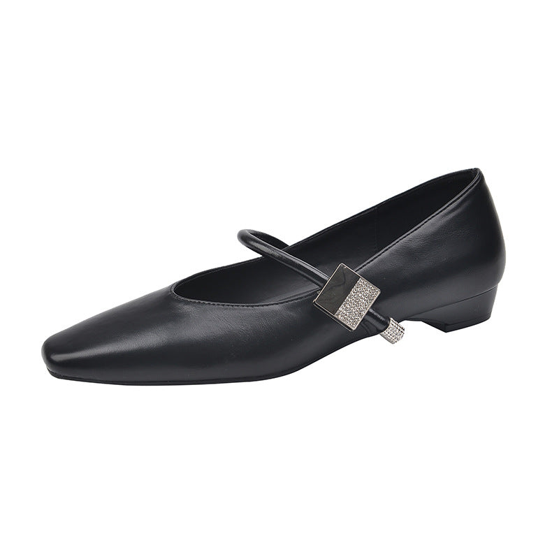 Women's French Style Temperament Pumps Strap Plus Women's Shoes