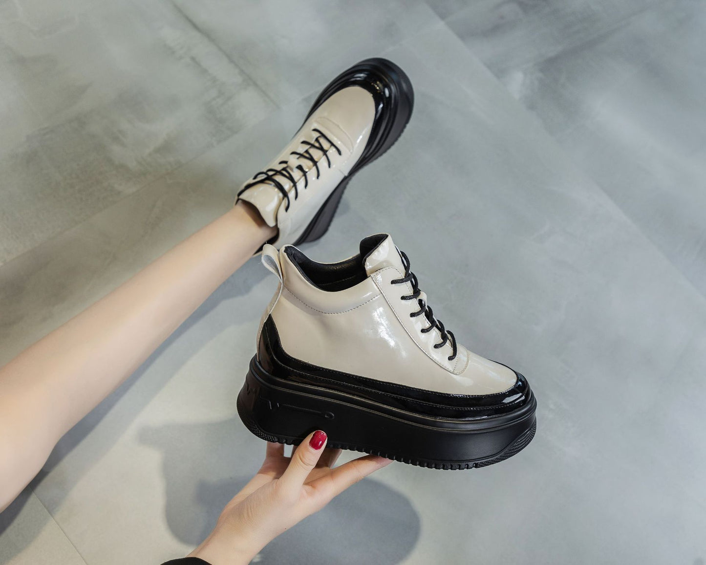 Women's Thick Sole Increased Daddy Platform Casual Shoes