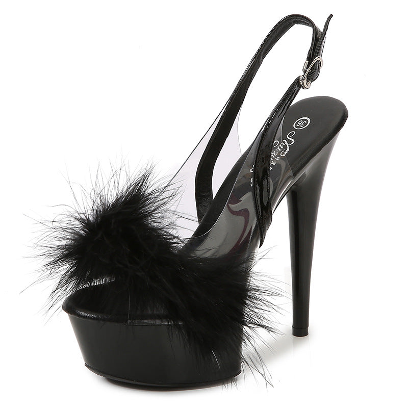 Women's Platform Nightclub Stiletto Car Model Catwalk Heels