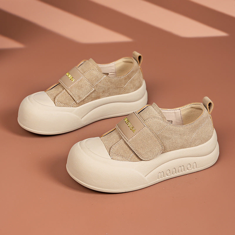 Women's Size Bread Platform Magic Stick Big Casual Shoes