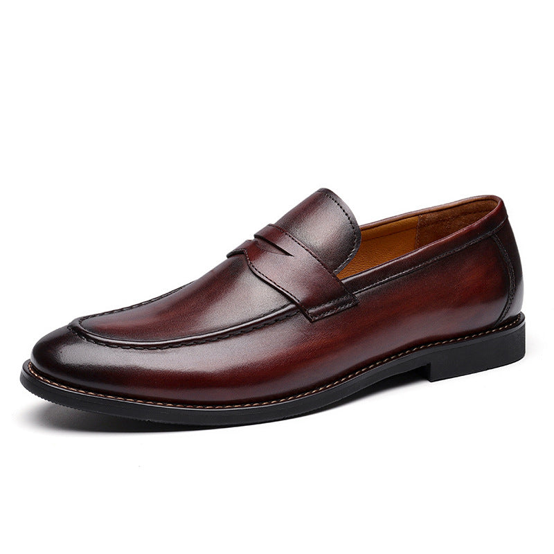Men's One Pedal Slip On First Layer Men's Shoes