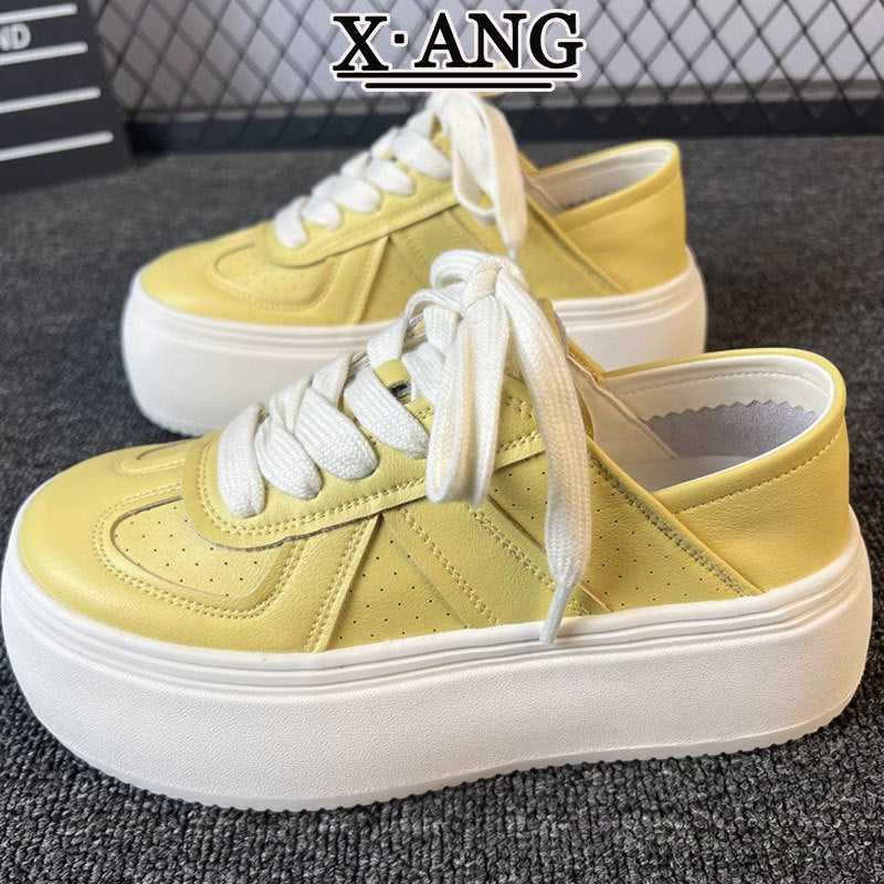 Women's Thick Bottom Heightened Easy Wear Two-way Sneakers