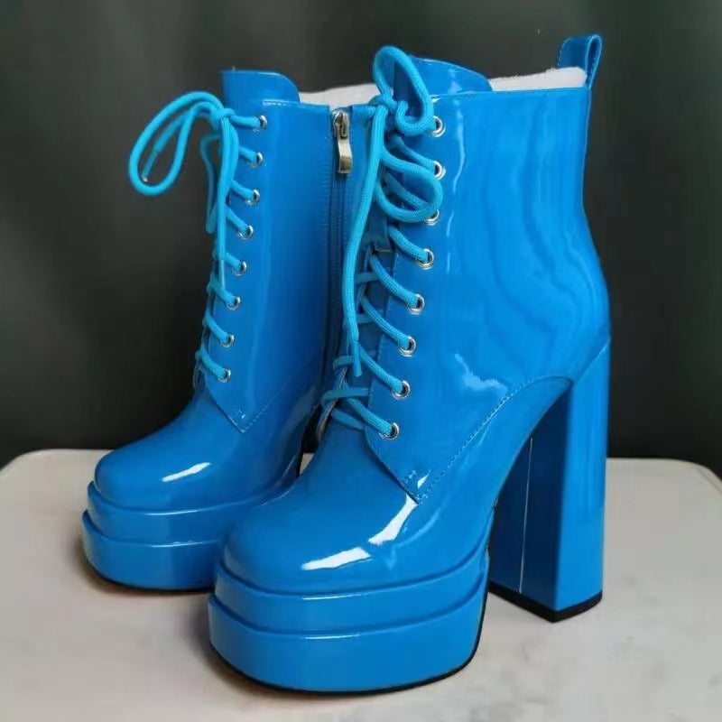 Women's Double Waterproof Platform High Super Chunky Boots