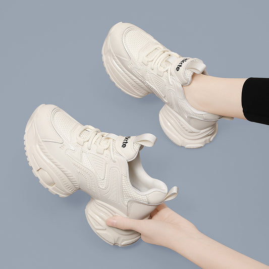 Women's Platform Muffin Heighten Soft Bottom Travel Casual Shoes