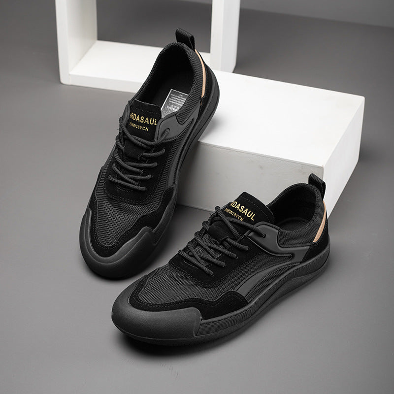 Men's Summer Breathable Woven Mesh Soft Bottom Sneakers
