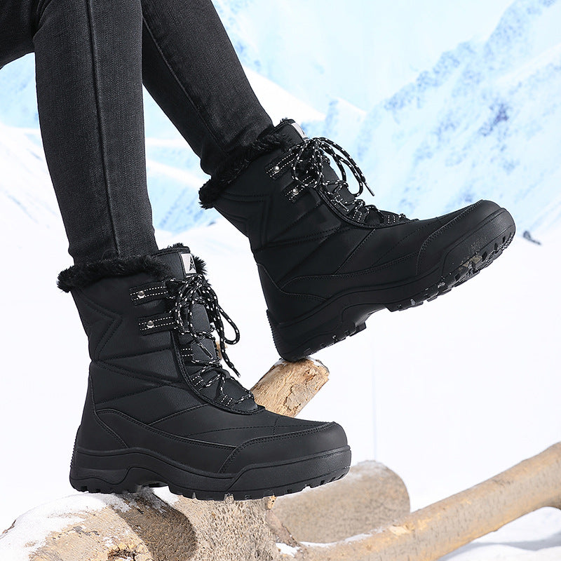 Women's Winter Plush Insulated Windproof Sports Outdoor Snow Boots