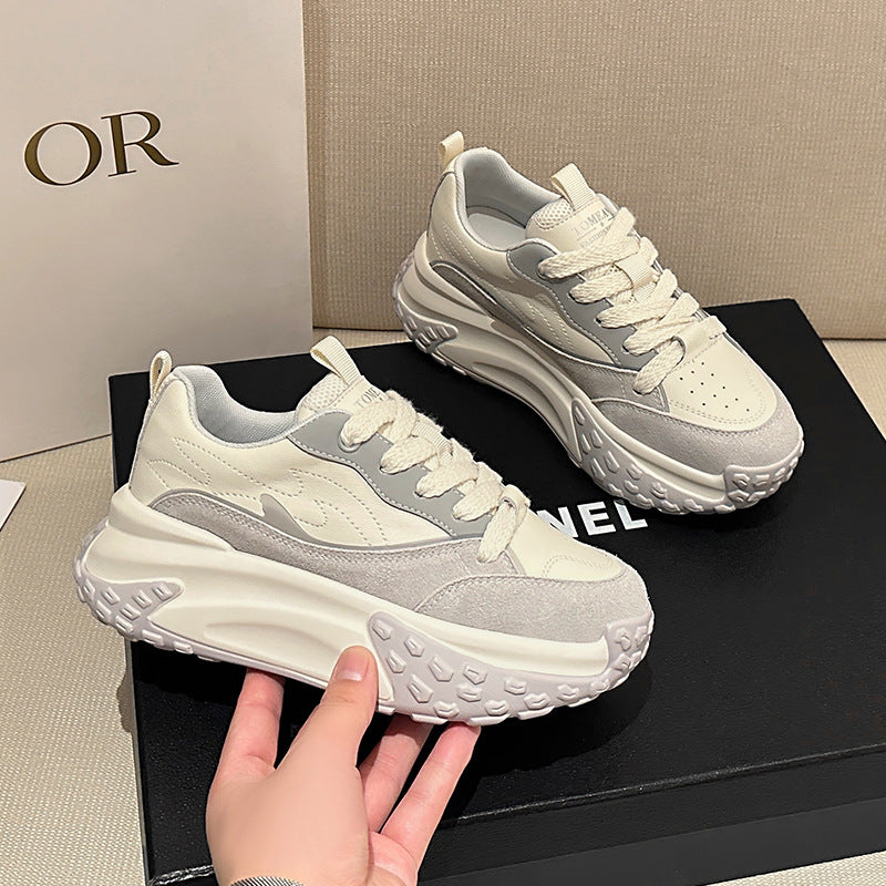 Women's Dad Fashionable Spring Korean Style Thick Women's Sports Shoes