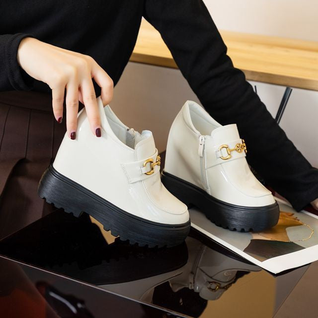 Women's Muffin Platform British Style Super High Heels