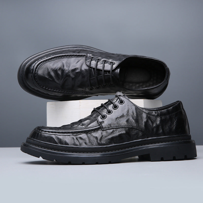 Men's Business Formal Wear Sheepskin Summer Office Leather Shoes