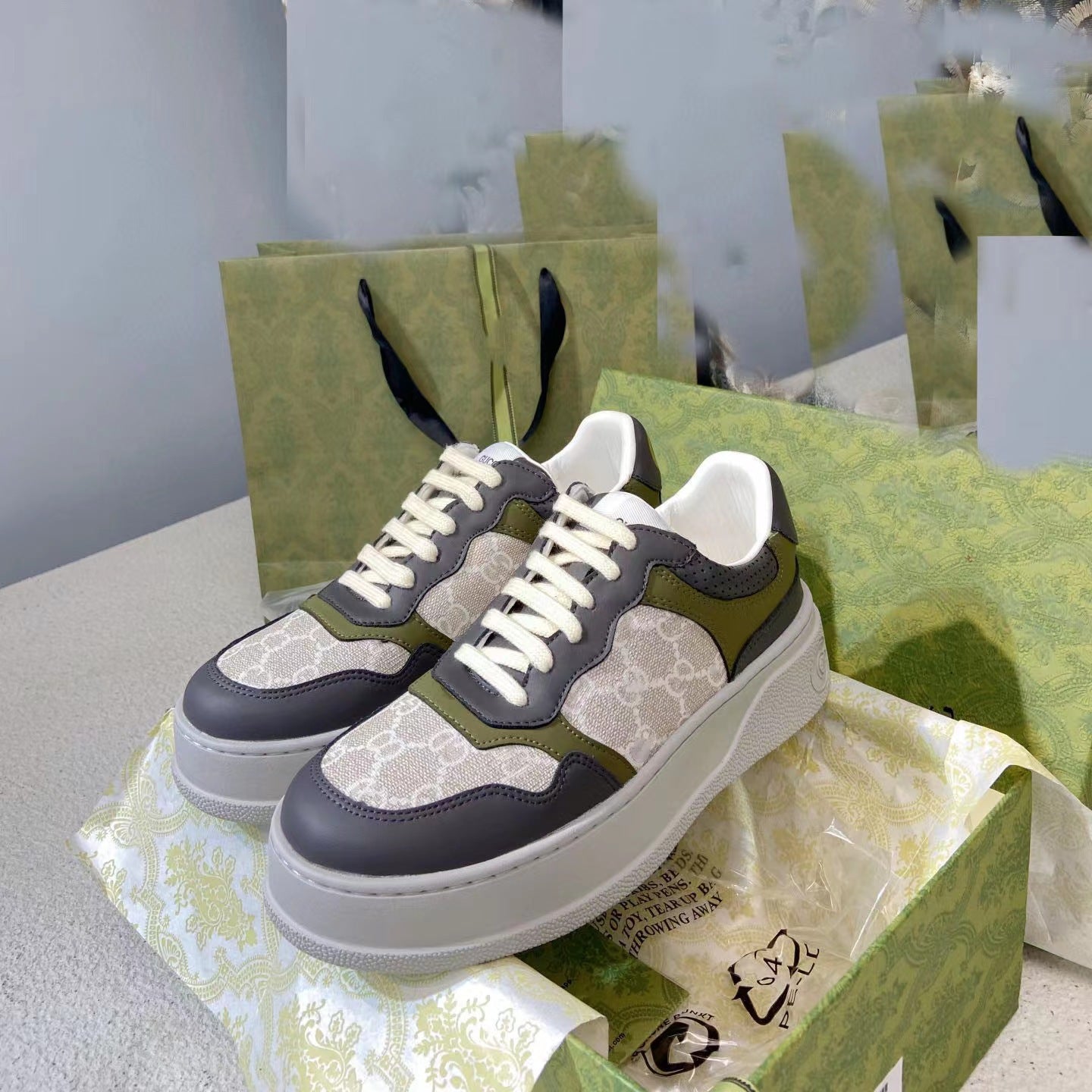 Home Couple Spring Thick Sole Increased Sneakers